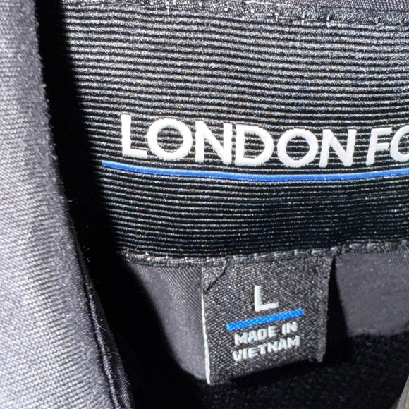London fog men’s black golf jacket size large - Picture 5 of 5